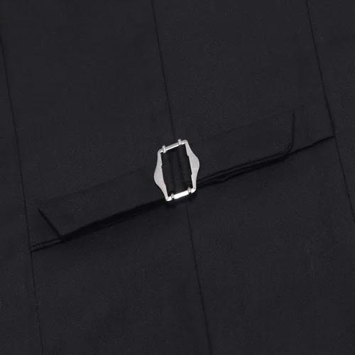 Vista 6 de ERZTIAY Vestido formal para hombre, de negocios, ajustado, sin mangas, chaleco