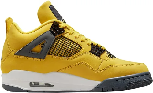 Vista 2 de Nike Hombres Air Jordan 4 Retro Cactus Jack University AzulNegro Suede