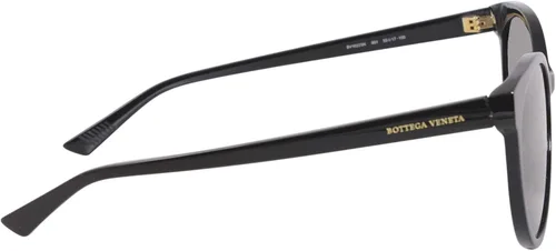 Vista 3 de Bottega Veneta Gafas de sol ovaladas BV1022SK 001 Negras 2.165 in 1022