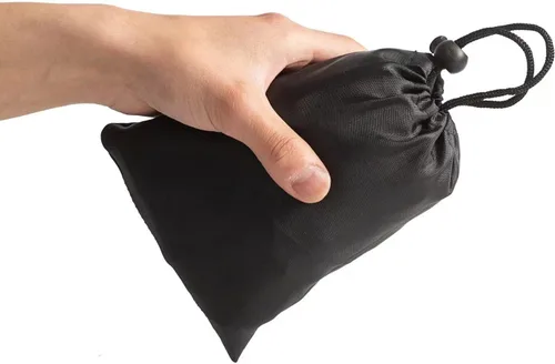 Vista 8 de Almohada inflable de viaje, soporte de almohada para el cuello para viajes, aviones, automóviles y oficinas con bolsa de transporte compacta, funda