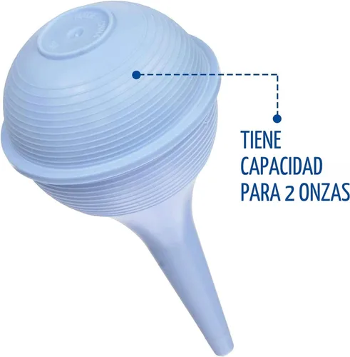 Vista 4 de Aspirador nasal para bebés con forma de jeringa con bulbo y jeringa para la cera de oídos, de Briggs. 2 oz