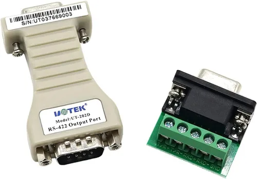 Vista 5 de U-Tek UT-202 RS-232 a RS-422 Adaptador serial de tamaño pequeño, 300bps-115.2Kbps, intercambiable en caliente, Plug & Play