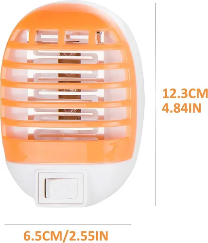 Vista 2 de Trampas para moscas de interior para el hogar, PARSMIC - Trampa para mosquitos, matamoscas eléctrica, matamoscas - naranja, 2