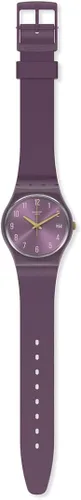 Vista 2 de Swatch Gent - Correa de silicona de cuarzo estándar, morado, reloj casual 16 (Modelo GV403), Morado, Reloj estándar