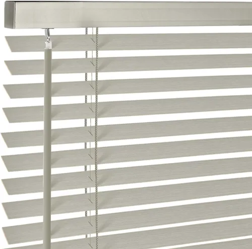 Vista 26 de Persianas de madera real de 2 pulgadas para ventanas de interior, persianas venecianas opacas de madera maciza, tamaño personalizado, color cereza
