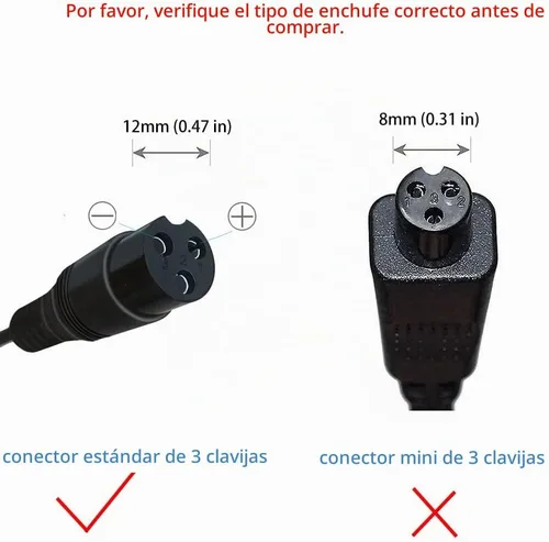 Vista 6 de Cargador de repuesto de 24V 1.5A compatible con Razor MX350 Dirt Bike, batería de scooter eléctrico, Razor E100 E200 E300, MX400 Dirt Rocket