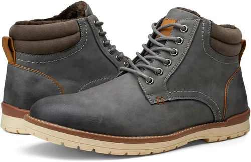 Vista 7 de Vostey - Botas de senderismo para hombre, de estilo casual, resistentes al agua, tipo chukka