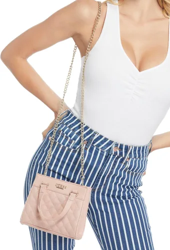 Vista 2 de GUESS Factory Taylor Mini bolso cruzado para mujer