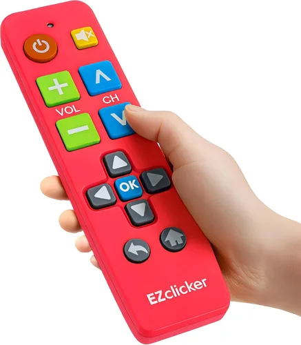 Vista 14 de EZclicker Control remoto universal de TV con botón grande (negro) Simple fácil de usar, ideal para personas mayores, funciona con las principales