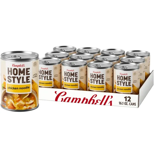 Vista 9 de Campbell's Homestyle Sopa de fideos con pollo, lata de 16.1 onzas
