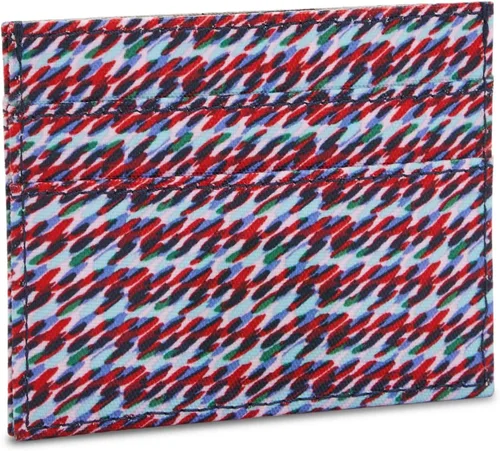 Vista 2 de Kipling Kipling - Portatarjetas para mujer, cartera de poliéster impresa importada, ondas deliciosas, 4.25 pulgadas de largo x 3.125 pulgadas
