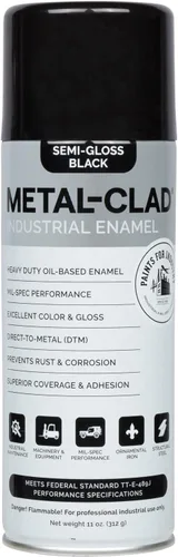 Vista 43 de Pinturas para la industria Esmalte industrial, Pintura en aerosol - Maquinaria de hierro de metal de acero - 1 lata (aluminio metálico) 9-S-1423