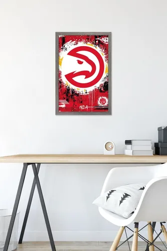 Vista 6 de Trends International NBA Atlanta Hawks - Póster de pared con logotipo Maximalist 23