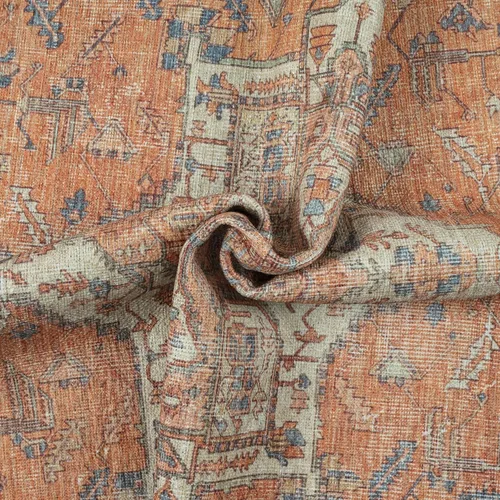 Vista 17 de GLN Rugs Traditional Collection - Alfombra de felpilla lavable a máquina, tradicional lavable, antideslizante, alfombra de felpilla de pelo corto
