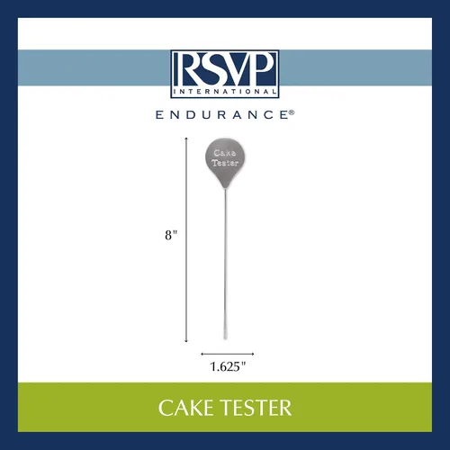 Vista 9 de RSVP International Endurance Kitchen - Colección de herramientas para hornear, probador de pasteles, acero inoxidable