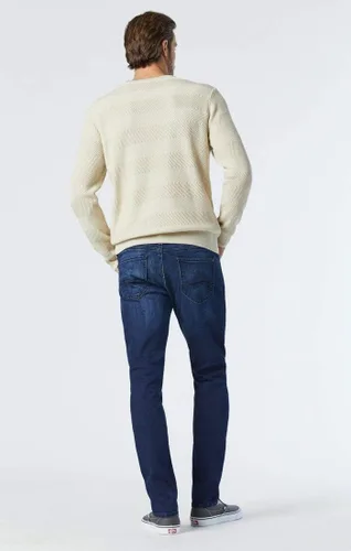 Vista 4 de Mavi Jeans Jake de pierna delgada de tiro regular para hombre