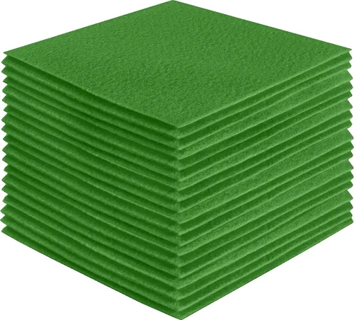 Vista 88 de FabricLA Hojas de fieltro acrílico para manualidades, cuadrados de fieltro precortados suaves de 4 x 4 pulgadas (3.9 in x 3.9 in), utiliza hojas