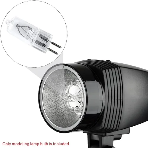 Vista 3 de 5Pack 220V Capsule Photo Studio Modelado Bombilla 2Pin G5.3 75W Halógena Fotografía Bombilla para Estudio Flash Estroboscópico Luz Speedlite