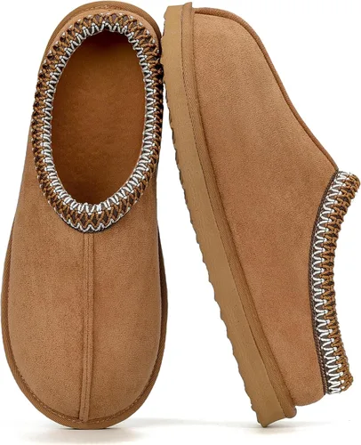 Vista 5 de Pantuflas para mujer, peludas, acogedoras, de tobillo corto, para interiores y exteriores, muletas peludas y cálidas, zapatillas de casa lindas