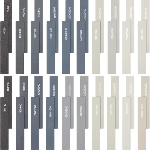 Vista 7 de Honoson 40 unidades de palitos de pulido para modelos de plástico, accesorios de metal, herramientas de pulido de madera, papel de lija, pulido
