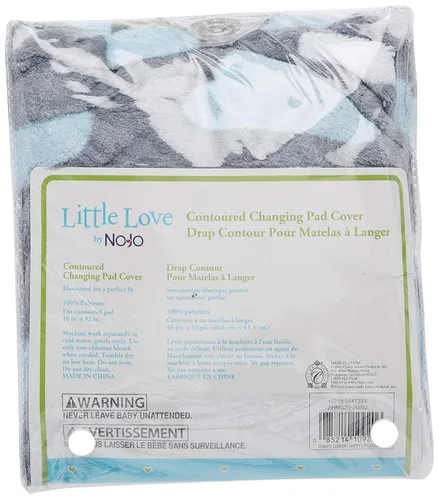 Vista 3 de Little Love by NoJo - Funda para cambiador, Happy Little Clouds