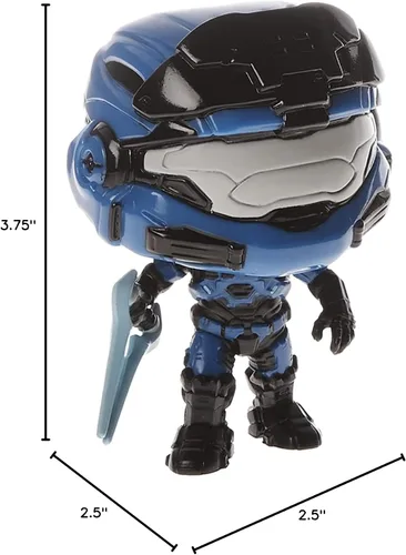 Vista 3 de Funko POP Games: Halo Infinite - Mark V [B] con espada de energía azul con persecución, multicolor, (59336)
