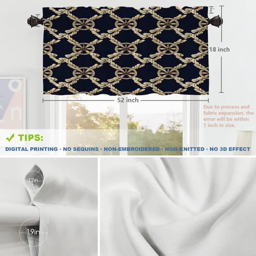 Vista 555 de Shrahala Orange Autumn Autumn Blackout Curtain Tiers, Fall Kitchen Valance Light Blocking Tier Drapes with Rod Pocket, 2 Pack 26 X 24 in