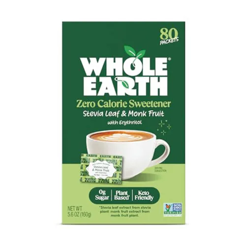 Vista 11 de Whole Earth Endulzante de Estevia y Fruto del Monje a Base de Plantas, Frasco de 9.8 Onzas