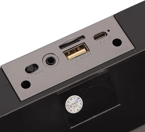 Vista 8 de ASHATA Barra de sonido para PC, con cable y altavoz de computadora, barra de sonido estéreo de cine en casa, tarjeta de memoria de disco U