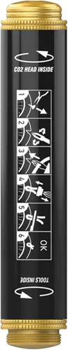 Vista 2 de LEZYNE Kit Pro Tubeless Sistema portátil de reparación de neumáticos de bicicleta todo en uno con cuerpo de aluminio, tapones para neumáticos