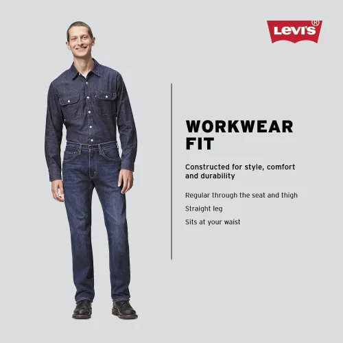 Vista 4 de Levis Jeans 505 Workwear Fit para hombre