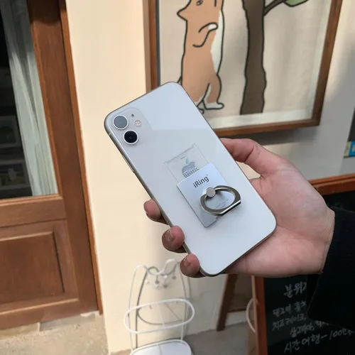 Vista 6 de iRing Link, hecho en Corea, soporte para teléfono compatible con carga inalámbrica, soporte para teléfono celular, soporte para dedo y soporte
