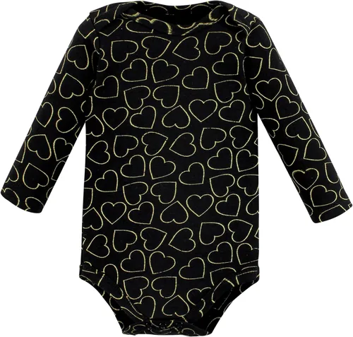Vista 4 de Hudson Baby Body unisex de algodón de manga larga, para bebé