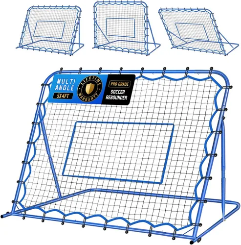 Vista 11 de Soccer Baseball Rebounder Soccer Goal Net, Volleyball Rebound Pitchback Net