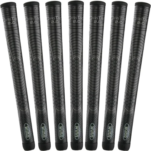 Vista 6 de Winn Golf Grips Dri-Tac 2.0 +1/8" - All Weather Non Slip Soft Cushioned Comfort, Shock Absorption & Durable Dry Polymer – Golf Club Handle