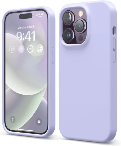 Vista 28 de elago Compatible con Funda para iPhone 14 Pro, Funda de Silicona Líquida, Cubierta Protectora de Cuerpo Completo, A Prueba de Golpes, Funda Delgada