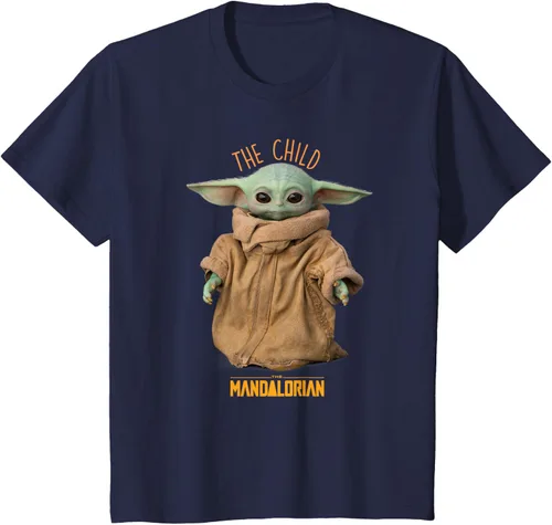 Vista 56 de Star Wars The Mandalorian Grogu The Child Photo Pose - Camiseta linda Negro