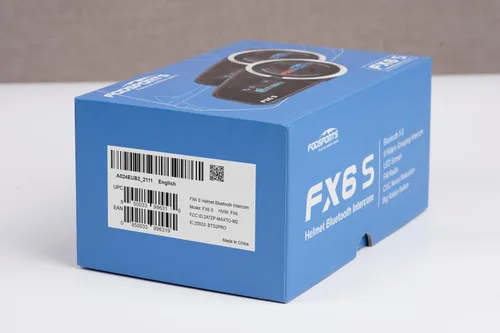 Vista 9 de Fodsports FX6 - Auriculares Bluetooth para motocicleta, intercomunicador Bluetooth para grupo de 6 motociclistas, sistemas de comunicación