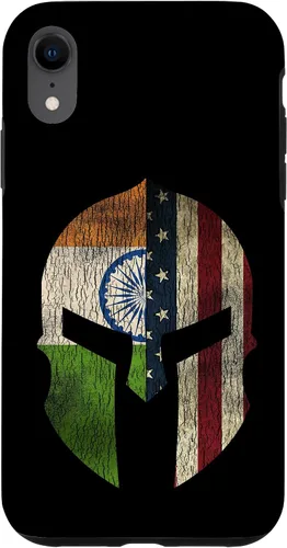 Vista 24 de iPhone 11 Indian American Pride - Carcasa para teléfono con bandera de la India