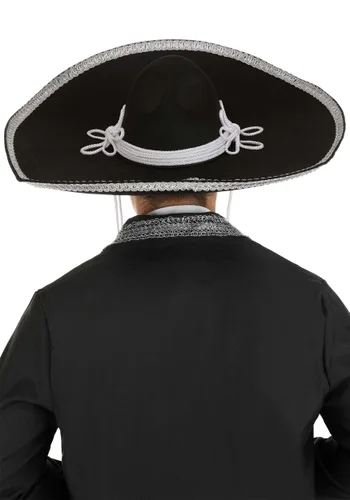 Vista 2 de Sombrero Sombrero Mariachi Exclusivo para Adultos Multicolor