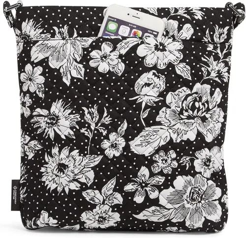 Vista 2 de Vera Bradley Cotton Collegiate Triple Zip Hipster Crossbody Purse (Multiple Teams Available)