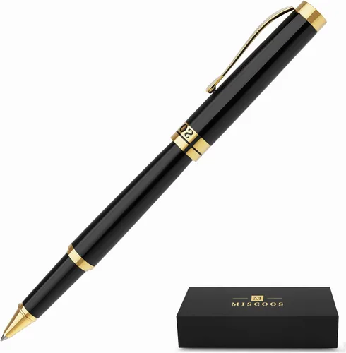 Vista 3 de Bolígrafos de lujo de punta redonda de escritura suave Miscoos Nice para hombres y mujeres, juego de bolígrafos de regalo para oficina ejecutiva