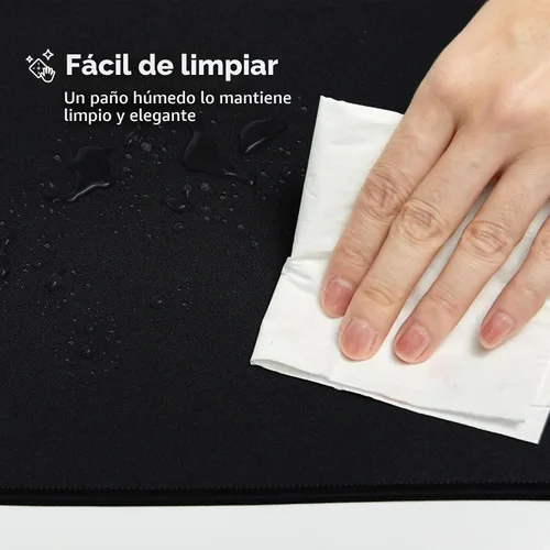 Vista 6 de Reniteco Alfombrilla de mouse grande para juegos con bordes cosidos duraderos, base de goma antideslizante, alfombrilla de mouse para teclado
