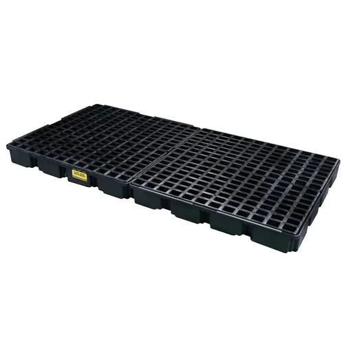 Vista 25 de Eagle Plataforma modular para derrames de un tambor, 26.25"x26"x6.5", sumidero de 15 galones, bandeja de contención de capacidad de carga de 2,000