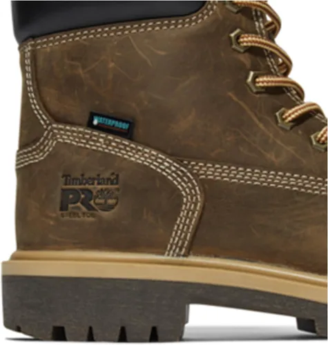Vista 5 de Timberland PRO - Botas de trabajo industriales impermeables con punta de seguridad de acero de 6 pulgadas para mujer