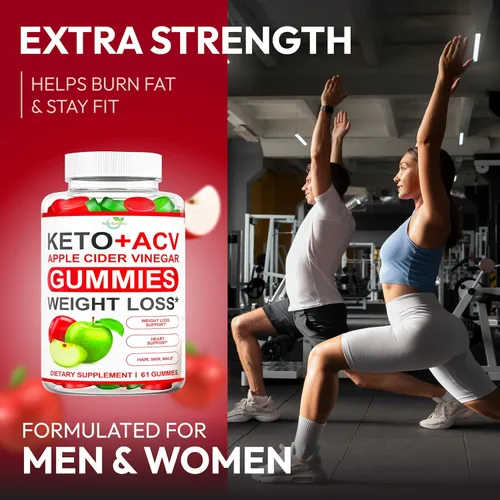 Vista 6 de Keto ACV Gummies Advanced Weight Loss - Suplemento de gomitas Keto ACV para mujeres y hombres, metabolismo, desintoxicación, limpieza, vinagre
