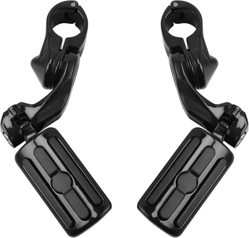 Vista 12 de TCMT Estriberas de 1.25 pulgadas para autopista, reposapiés que se ajustan a Harley Touring Road King Street Glide Road Glide Electra Glide Softail