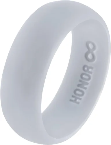 Vista 7 de Anillo de Eternidad Honor Anillo de Silicona para Hombre Banda de Boda