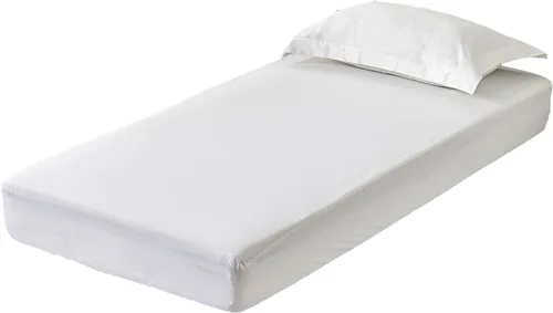 Vista 4 de Kingnex - Protector de colchón impermeable para litera de RV para cama estrecha individual de 30 x 75 pulgadas Stay in Place - Sábana bajera