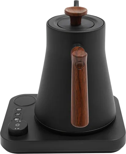 Vista 4 de Hervidor eléctrico de cuello de cisne con control de temperatura ajustable, calentamiento rápido de 1200 W, caldera de agua eléctrica con cable